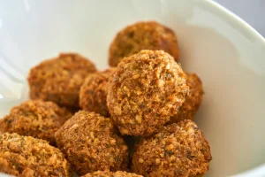 Turkey and sweet potato meatballs make a tasty homemade pet treat recipes for Thanksgiving